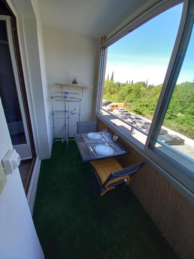 Studio Balcon Proche Hypercentre de Narbonne Extérieur photo